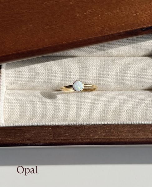 Opal Marisa Series Gold 925 Ayar Gümüş